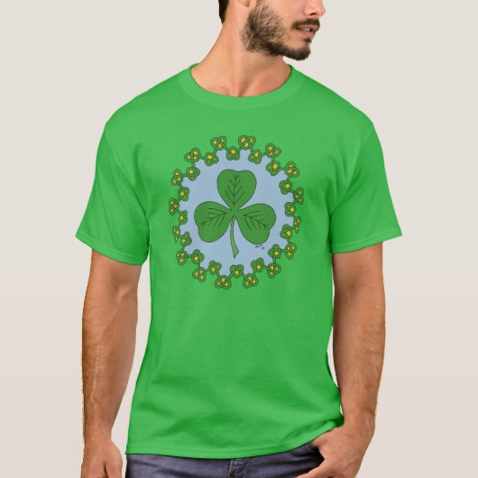 シャムロックとノットワーク Tシャツ (正面)