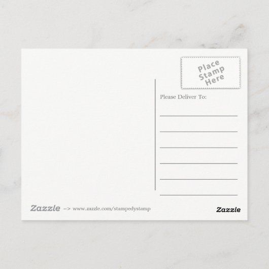 シャムロックとビールアイリッシュセントパトリックの日 ポストカード (裏面)