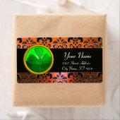 シャムロックと緑のオレンジ色のダマスク,黒 ラベル (インサイチュ)