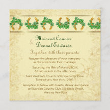 シャムロックと金ゴールドイ結婚リッシュ