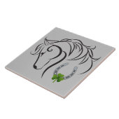 シャムロックと馬蹄形 タイル (側面)