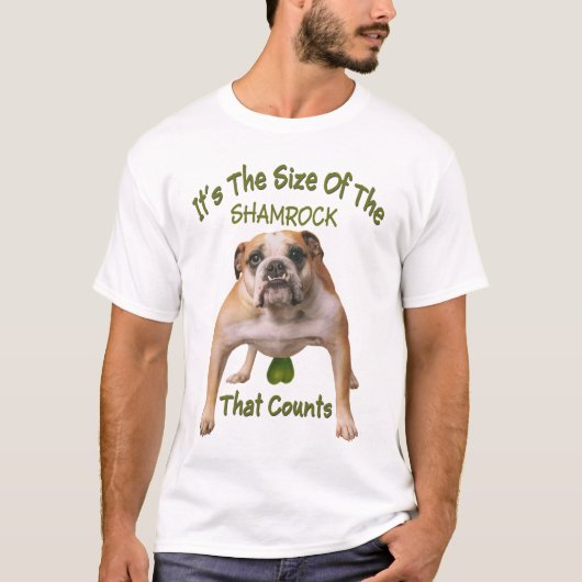 シャムロックのサイズの計算 Tシャツ (正面)