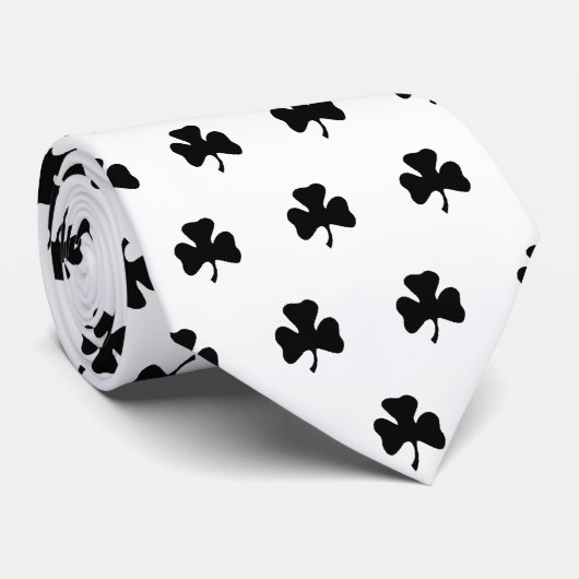 シャムロックのタイ ネクタイ (ロール)