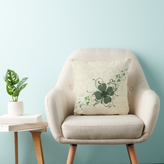 シャムロックのデザインのアメリカ人のMoJoのエレガントな枕 クッション (椅子)