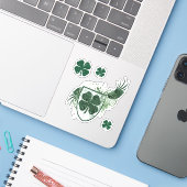 シャムロックのハイファイクレスト シール (ノートパソコンとiPhone)