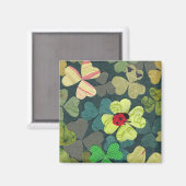 シャムロックのラッキーラディバグ マグネット (正面/裏面)