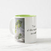 シャムロックのヴィンテージボトル ツートーンマグカップ (正面左)