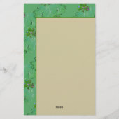 シャムロックの個人文房具 便箋 (裏面)