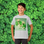 シャムロックの子どもたちと二人のテディベア Tシャツ