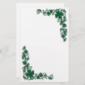 シャムロックの庭 便箋 (正面/裏面)