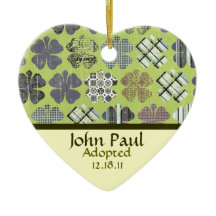 シャムロックの採用の発表のオーナメント