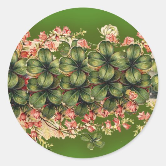 シャムロックの束 ラウンドシール (正面)