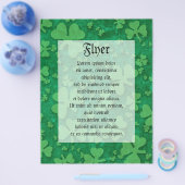 シャムロックの模様 チラシ (シングル)