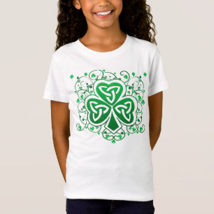シャムロックの渦巻のワイシャツ Tシャツ