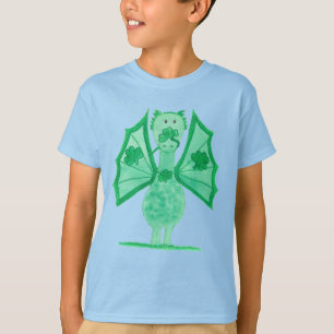 シャムロックの緑のドラゴン Tシャツ