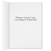 シャムロックの聖パトリックのロックスターおじさんのための日 (内側 (右))