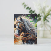 シャムロックの荷を引く馬 ポストカード (スタンド正面)