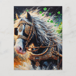 シャムロックの荷を引く馬 ポストカード