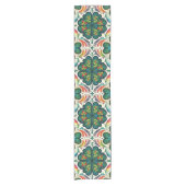 シャムロックの虹。セントパティの日 ショートテーブルランナー (正面)