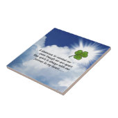 シャムロックの記念物 タイル (側面)