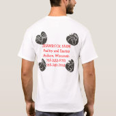 シャムロックの農場のT2 Tシャツ (裏面)