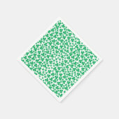 シャムロックのSt patricks day スタンダードカクテルナプキン (角)