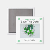 シャムロックは日付を保存する！2010年3月17日 マグネット (正面/裏面)