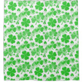 シャムロックは継ぎ目が無いパターンを入れ墨します + あなたのアイディア シャワーカーテン (正面)