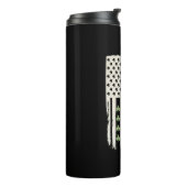 シャムロックを持つアメリカのSt patricks国旗 タンブラー (回転左)