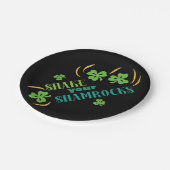 シャムロックを振る ペーパープレート (アングル)