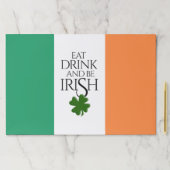 シャムロックを食べて飲んでアイルランド人であれ フラグ ペーパーパッド (インサイチュ)