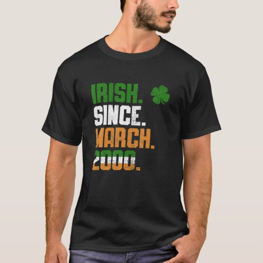 シャムロックアイリッシュ2000年3月以来レジェンドSt patricks Tシャツ (正面)