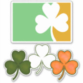 シャムロックアイリッシュSt patricks day シール (正面)