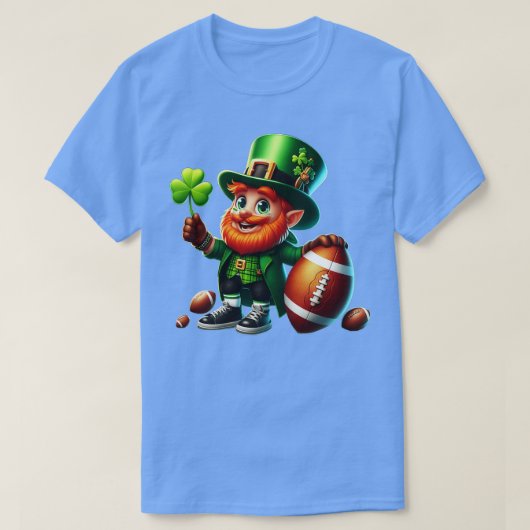 シャムロックアイリッシュSt patricks day Tシャツ (デザイン正面)