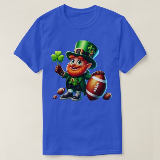 シャムロックアイリッシュSt patricks day Tシャツ (デザイン正面)