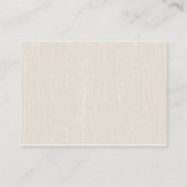 シャムロックアディロンドバックチェアシーティングカード プレイスカード (裏面)