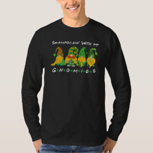 シャムロックインと私のグノミーおもしろいズの聖パトリックS日 Tシャツ
