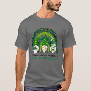 シャムロックインと私のグノーミーアイリッシュレインボーヒョウ Tシャツ
