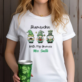『シャムロックインと私のノミーパーソナライズされたズ』 Tシャツ