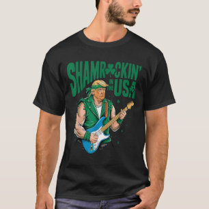 シャムロックイン・イン・ザ・アメリカ、トおもしろいランプ・St patricks Tシャツ