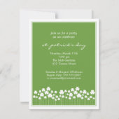 シャムロックガーデンSt patricksパーティの招待状 招待状 (正面)