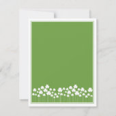 シャムロックガーデンSt patricksパーティの招待状 招待状 (裏面)