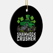 シャムロッククラッシャーSt patricks dayモンスタートラック セラミックオーナメント (右)