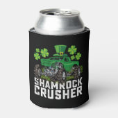シャムロッククラッシャーSt patricks dayモンスタートラック 缶クーラー (缶正面)