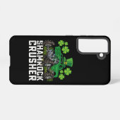 シャムロッククラッシャーSt patricks dayモンスタートラック Samsung Galaxyケース (裏面横)