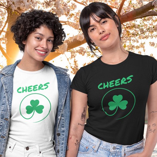 シャムロッククローバーアイリッシュプライドSt patricks day応援 Tシャツ