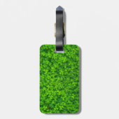 シャムロッククローバーグリーンアイリッシュシンボルアイルランド ラゲッジタグ (裏面縦)