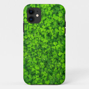 シャムロッククローバーグリーンアイルランドシンボルアイルランド iPhone 11 ケース