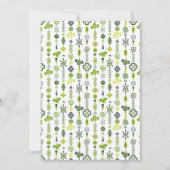 シャムロッククローバーマンダラセントパトリックデーパーティー 招待状 (裏面)