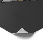 シャムロッククローバー漫画と可愛いロビン ポスター (角)